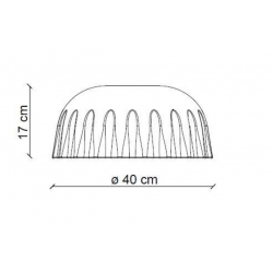 MADAME GRES CERAMICZNY PLAFON     C2572   FERROLUCE
